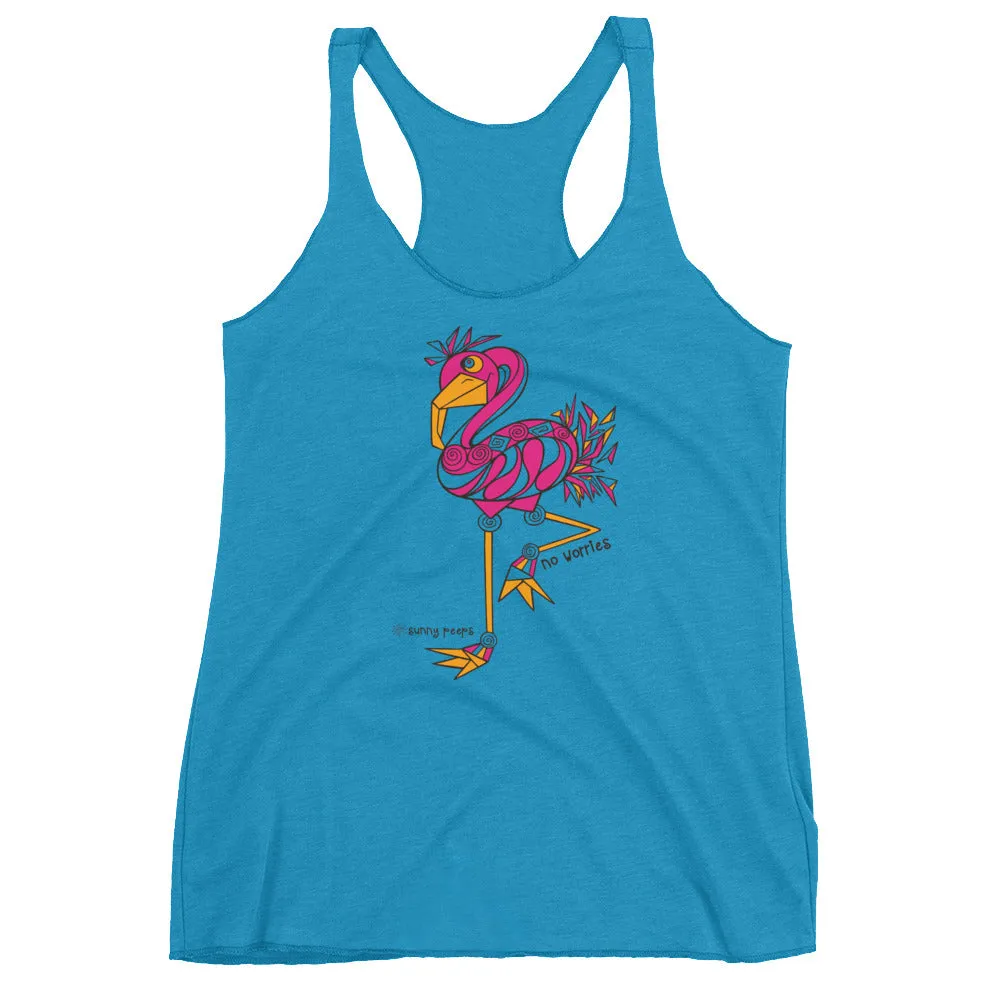 Funky Flamingo - Women's Racerback Tank