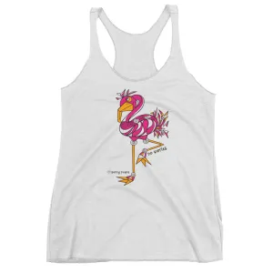 Funky Flamingo - Women's Racerback Tank