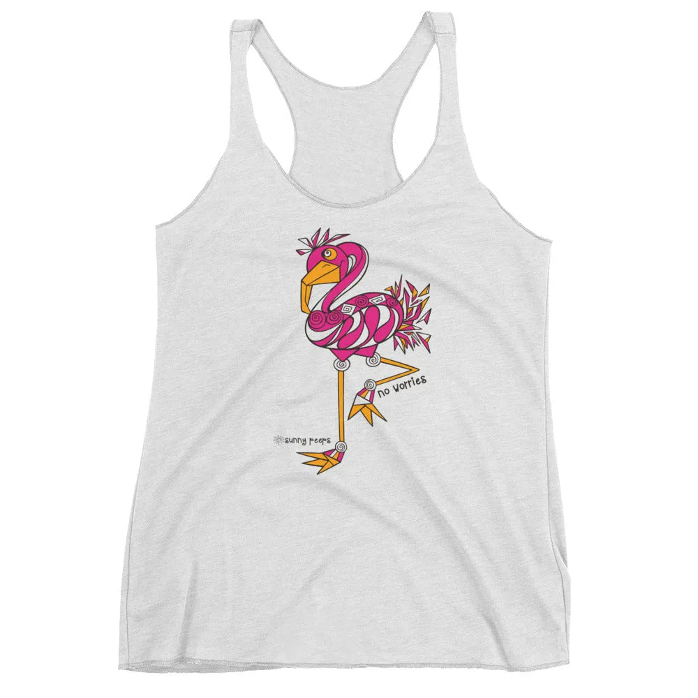 Funky Flamingo - Women's Racerback Tank