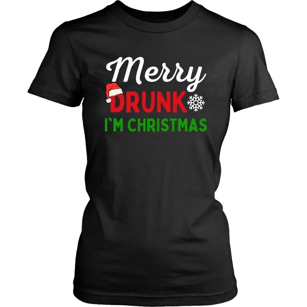Funny "Merry Drunk I'm Christmas" Shirts and Hoodies
