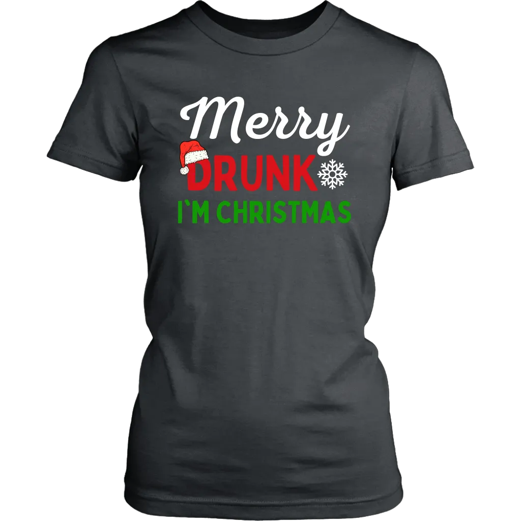 Funny "Merry Drunk I'm Christmas" Shirts and Hoodies
