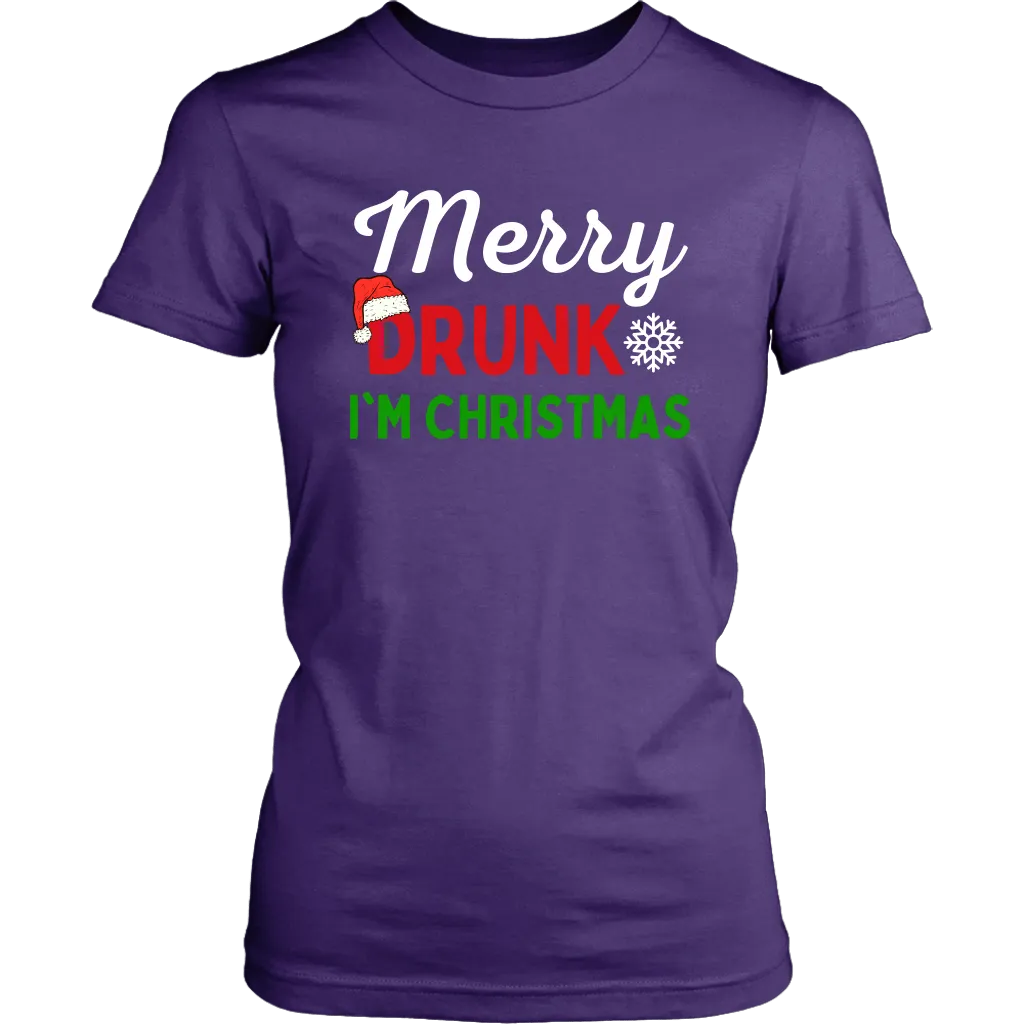 Funny "Merry Drunk I'm Christmas" Shirts and Hoodies