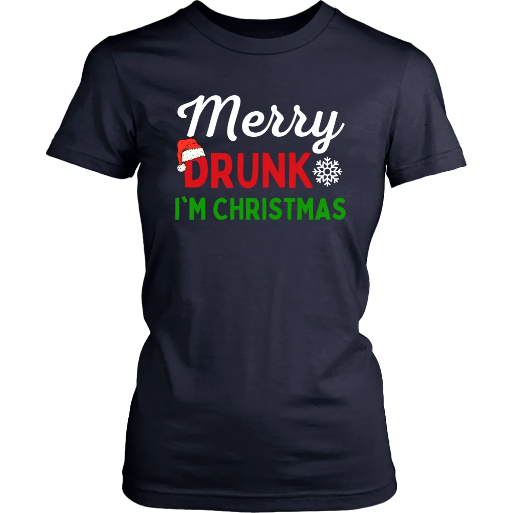 Funny "Merry Drunk I'm Christmas" Shirts and Hoodies