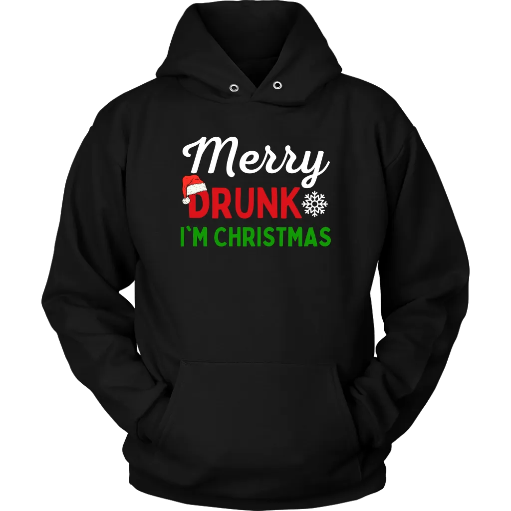 Funny "Merry Drunk I'm Christmas" Shirts and Hoodies