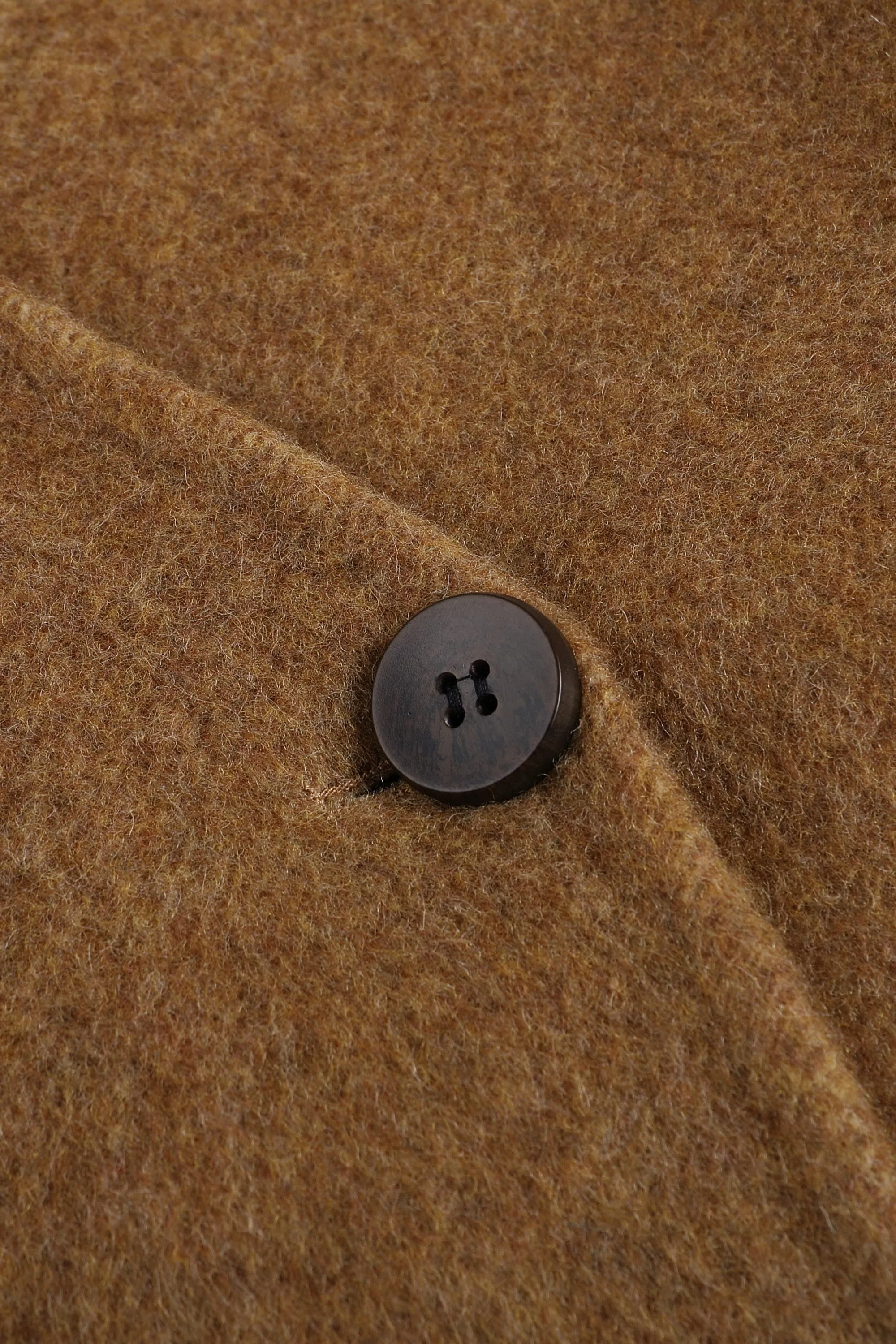 Gemma Merino Wool Coat - Ginger
