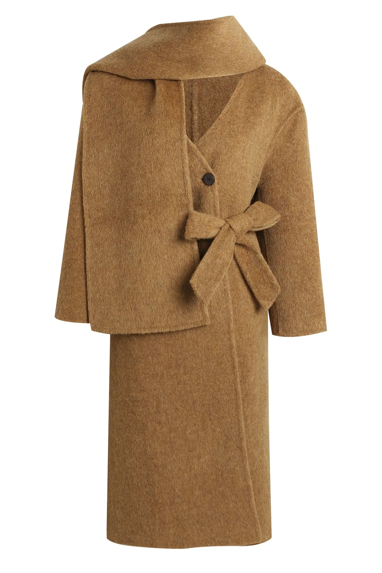 Gemma Merino Wool Coat - Ginger