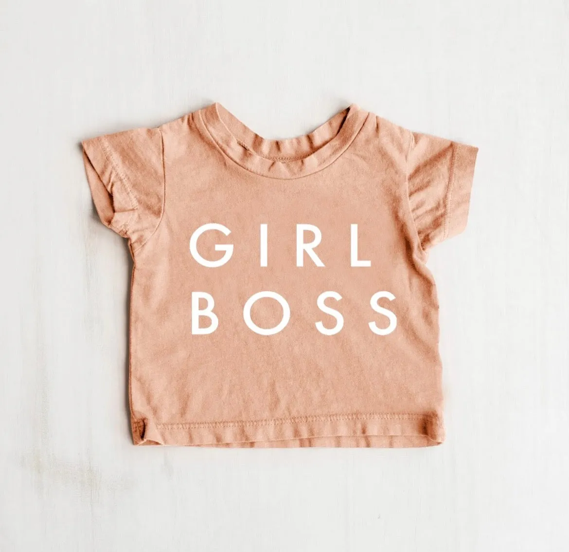 Girl Boss Tee - Peach