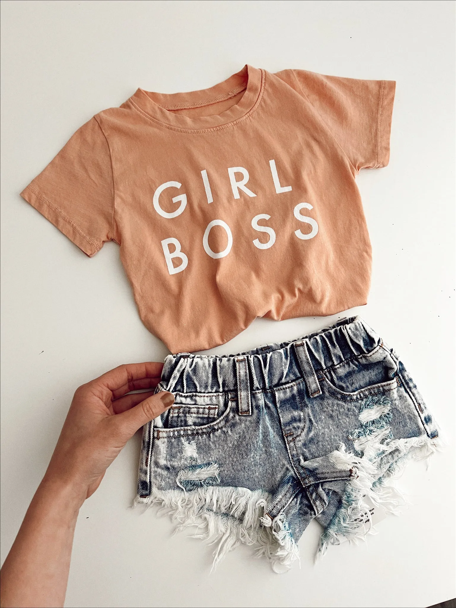 Girl Boss Tee - Peach