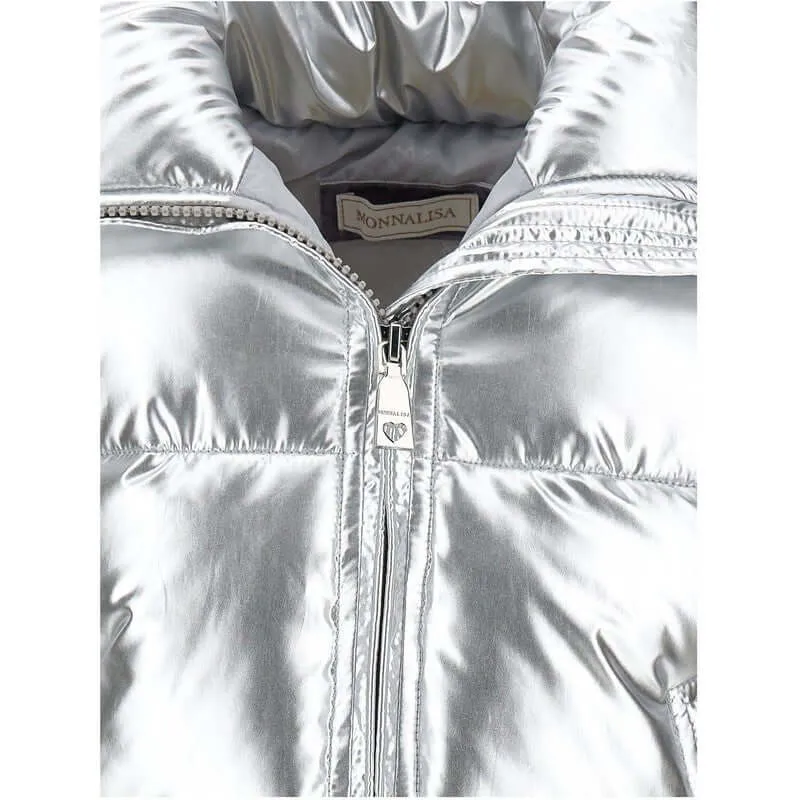 Girls Silver Coat