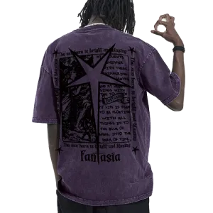 Graffiti print tee-D785  | Inspanda