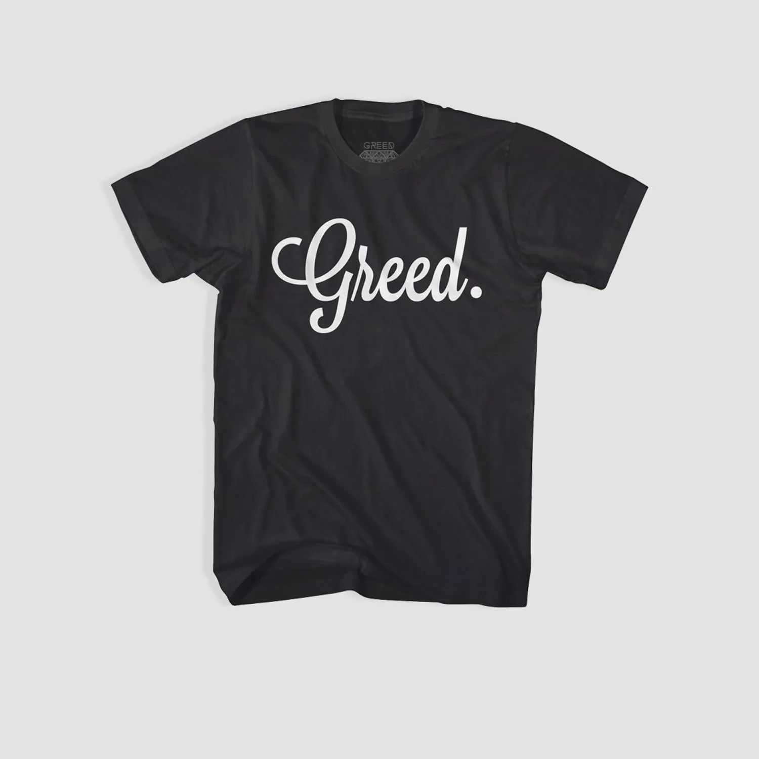GREED Script Tee
