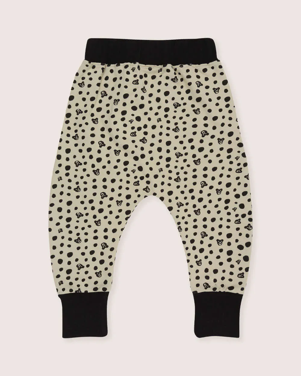 Grey Spotty Bear Print Joggers