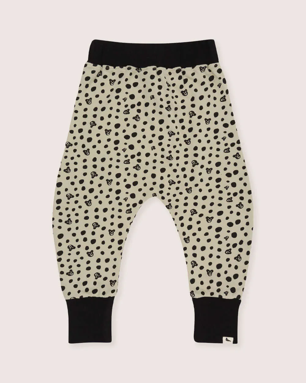 Grey Spotty Bear Print Joggers
