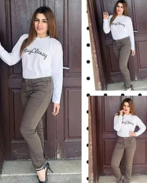 GREY STAY CLASSY SWEATSHIRT FOR womens