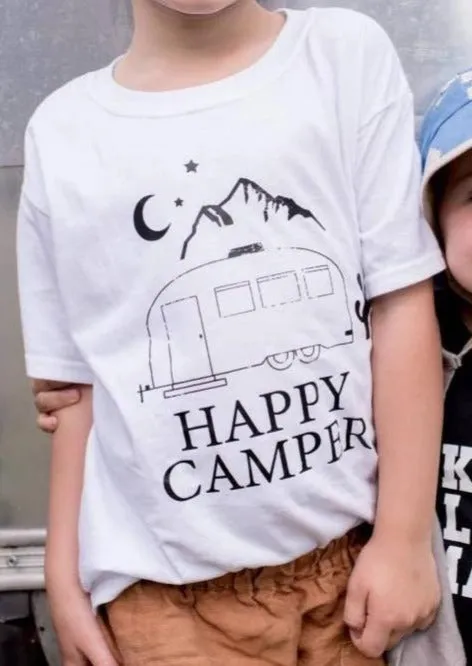 Happy Camper - Kid's   Toddler Onesies and Tees