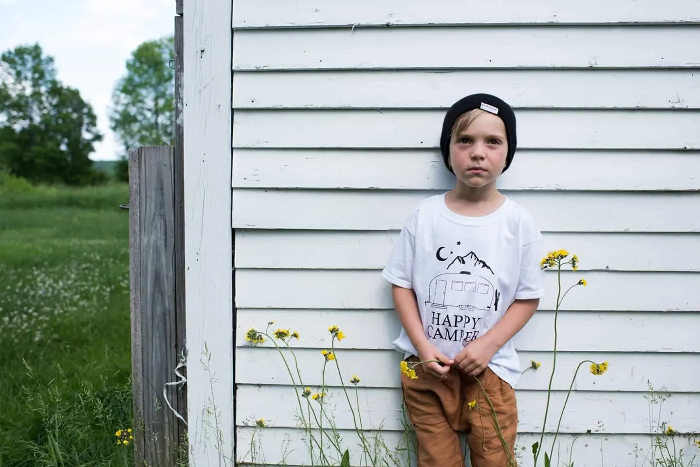 Happy Camper - Kid's   Toddler Onesies and Tees