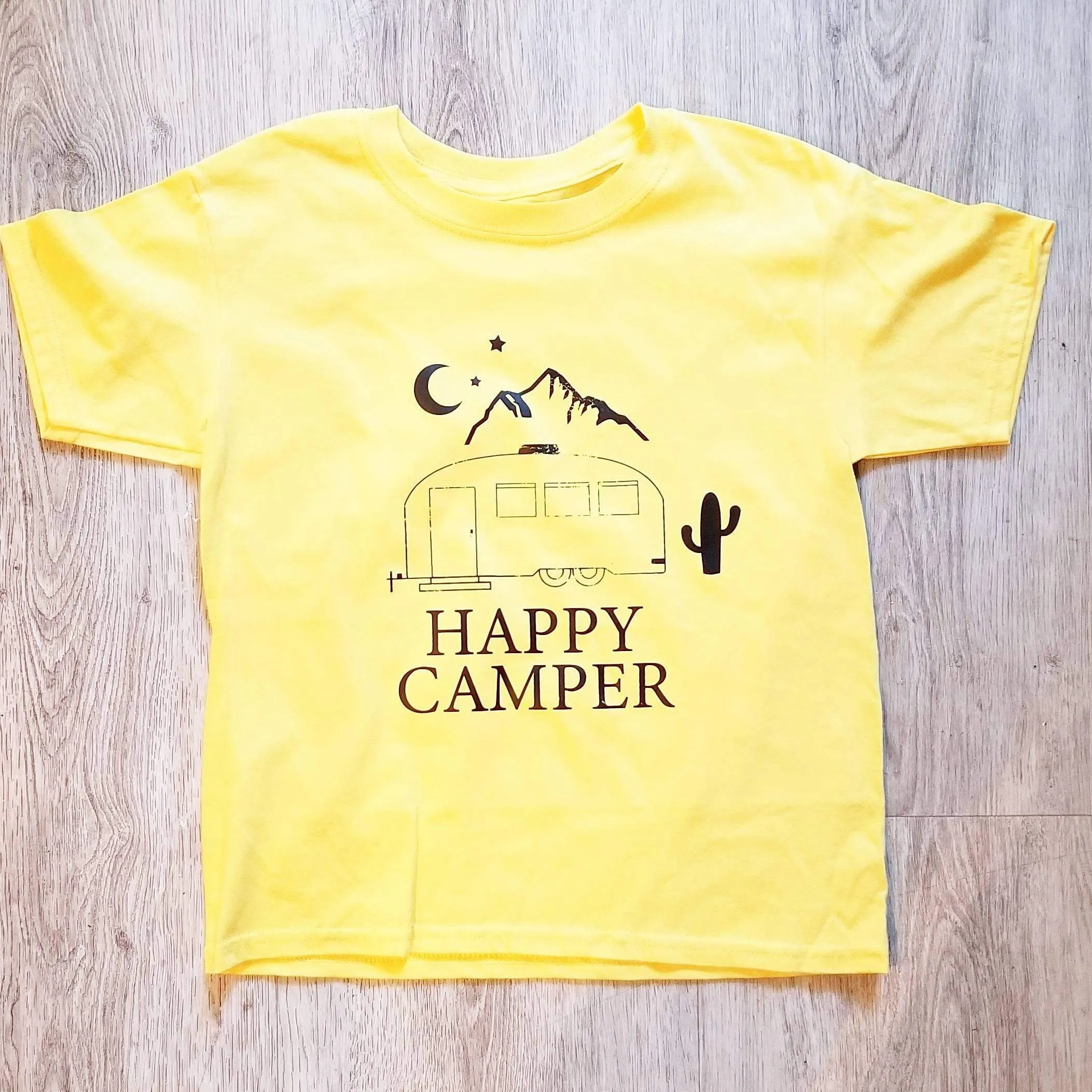 Happy Camper - Kid's   Toddler Onesies and Tees
