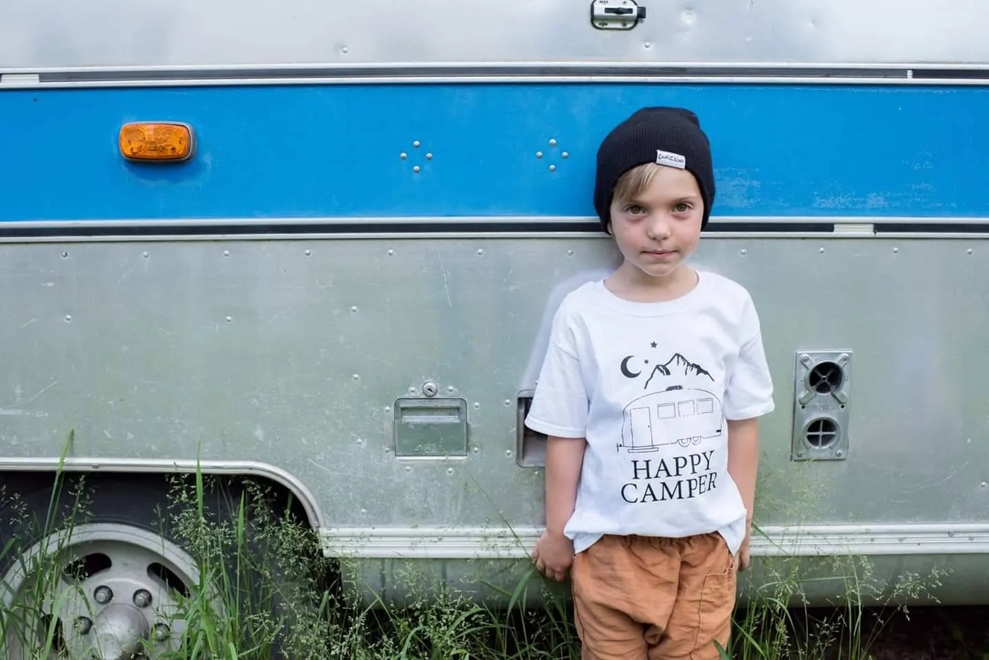 Happy Camper - Kid's   Toddler Onesies and Tees