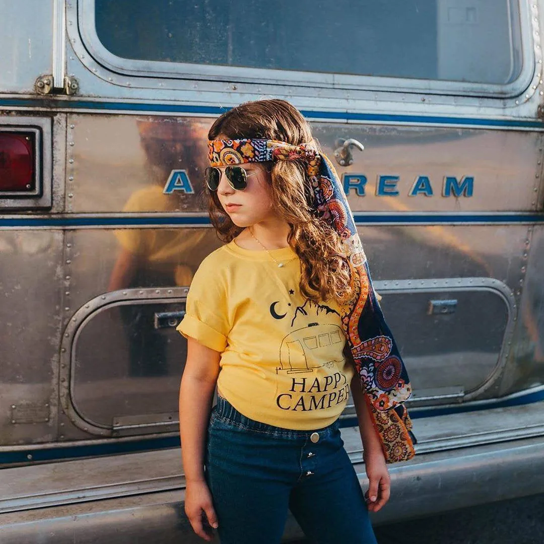 Happy Camper - Kid's   Toddler Onesies and Tees