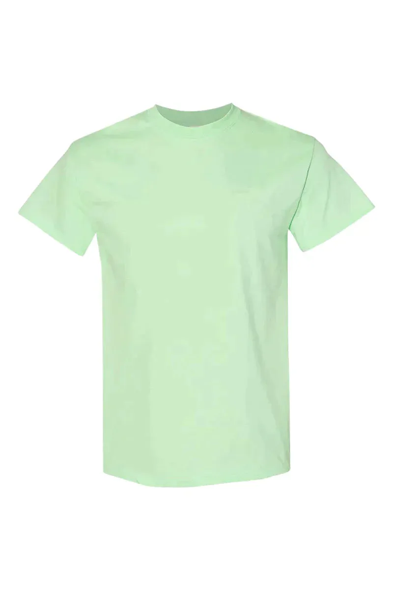 Happy St. Patrick's Day Highland Cow Short Sleeve Relaxed Fit T-Shirt