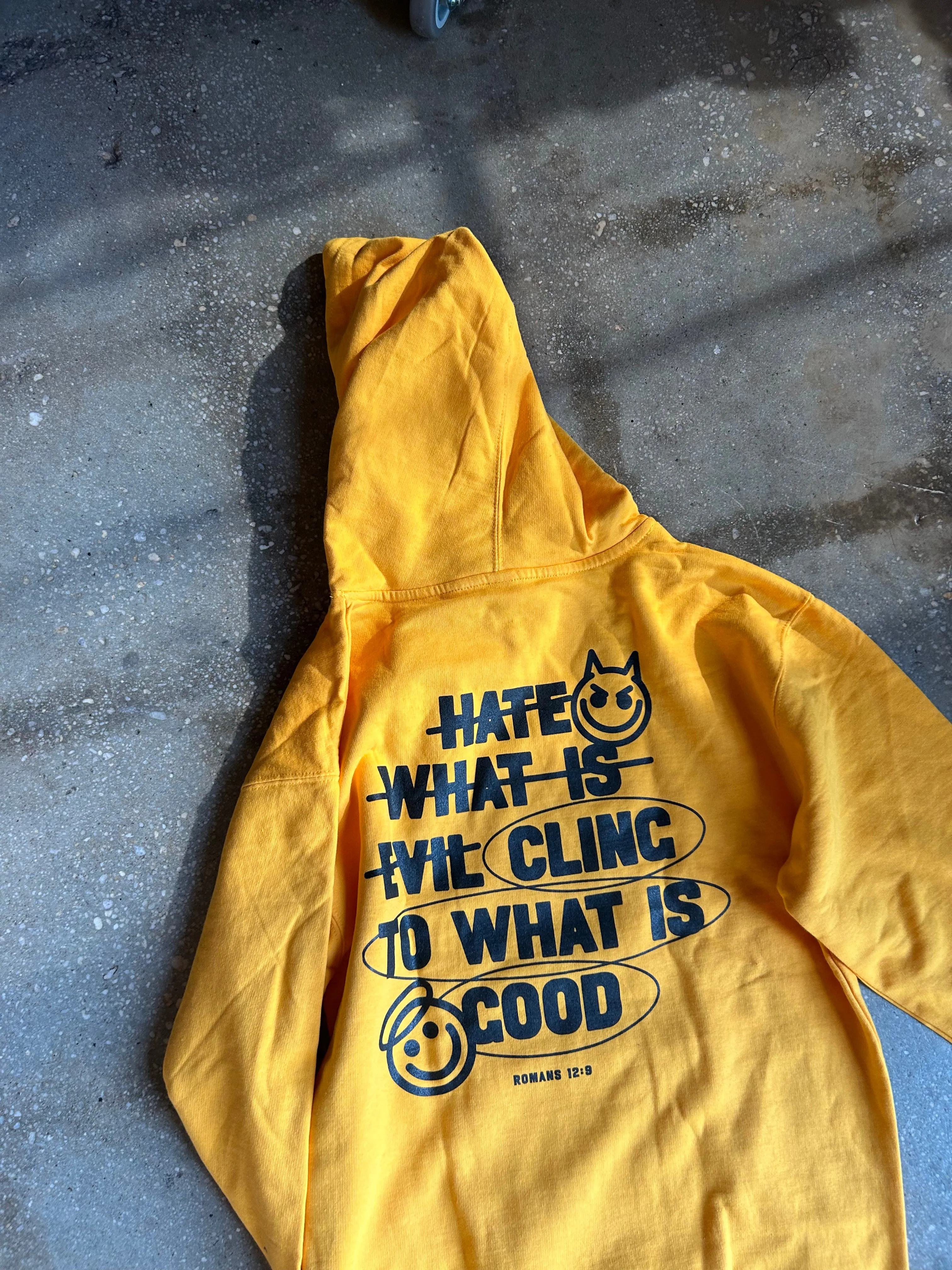 Hate Evil, Cling to Good Adult Box Hoodie