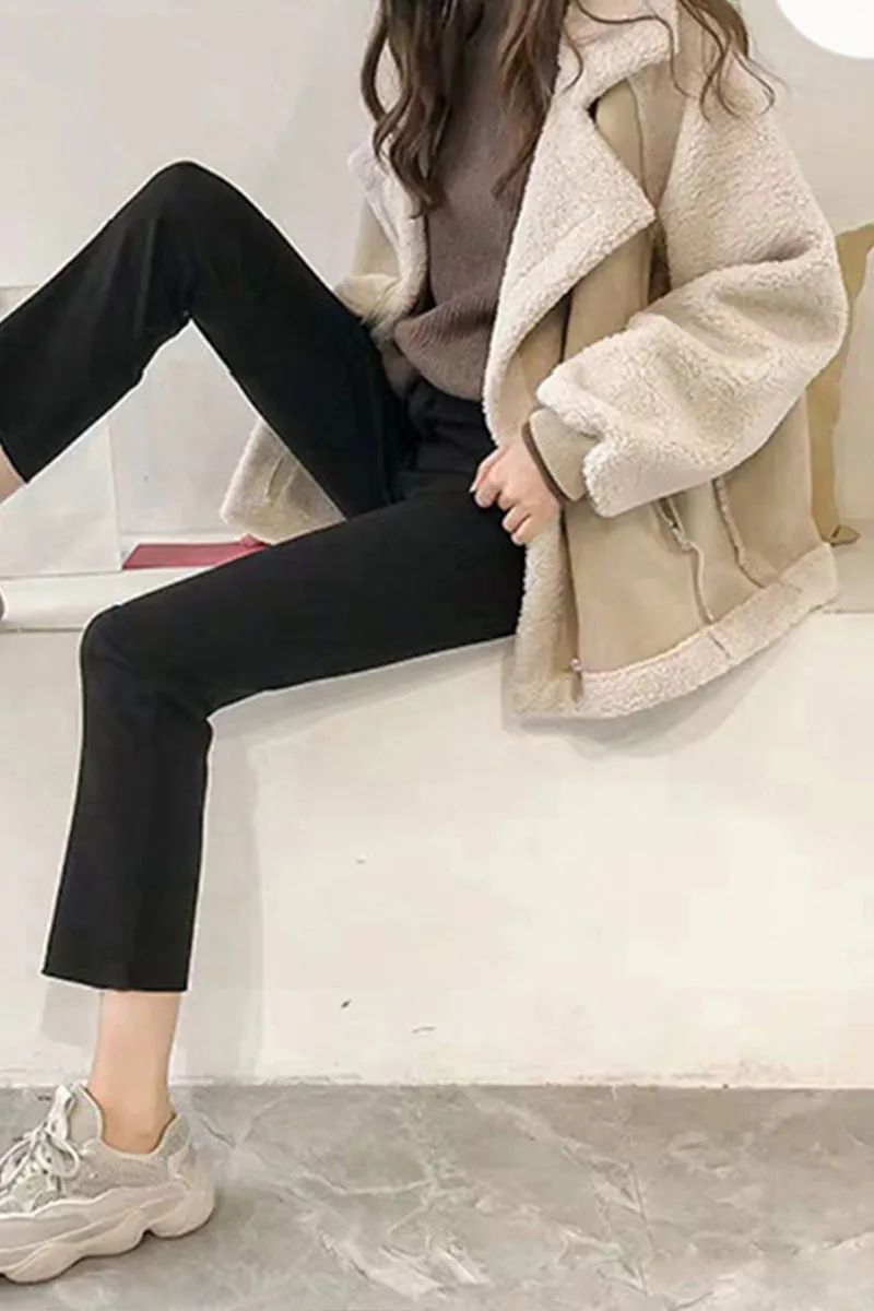 HCR1178 Cozy Shearling Zip Jacket Outerwear