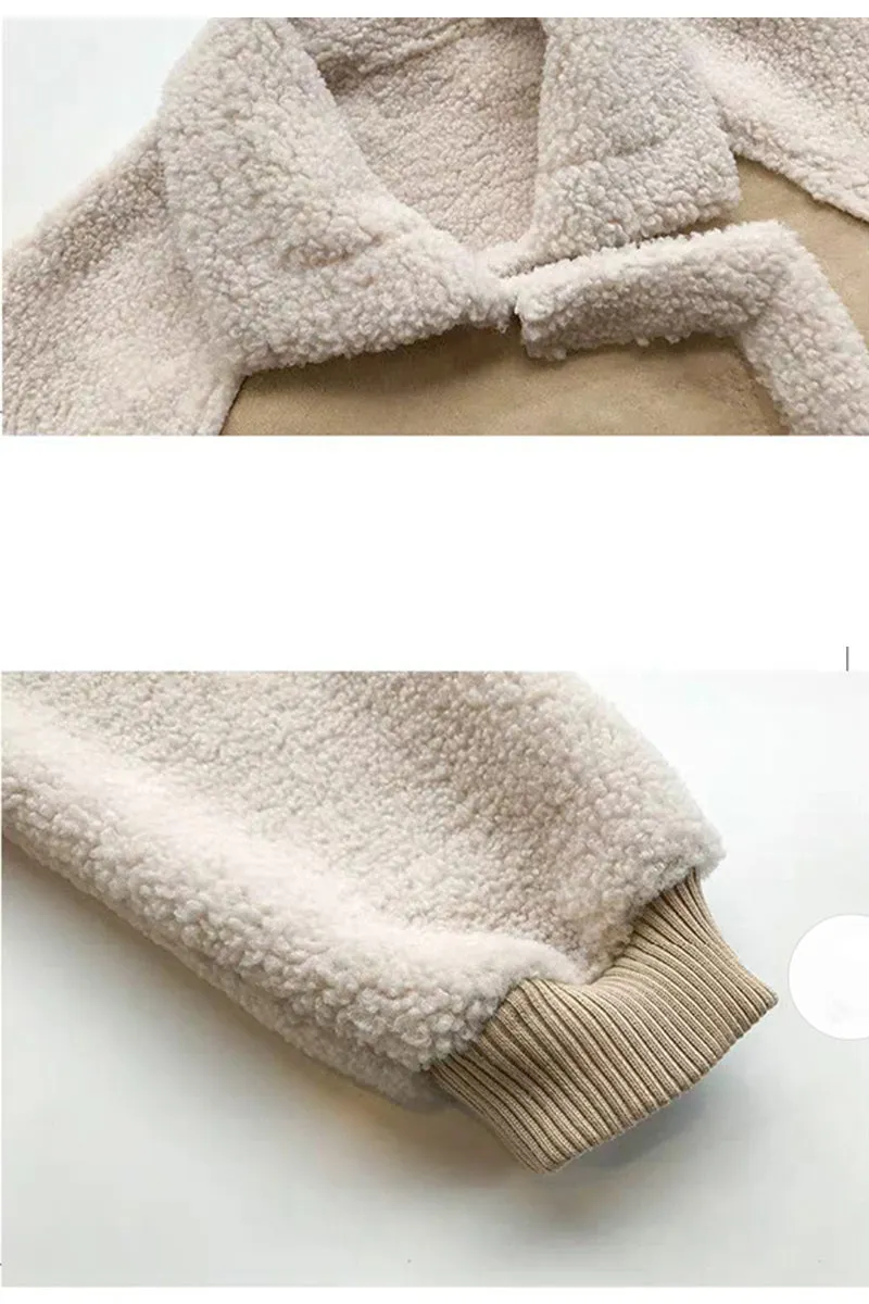 HCR1178 Cozy Shearling Zip Jacket Outerwear