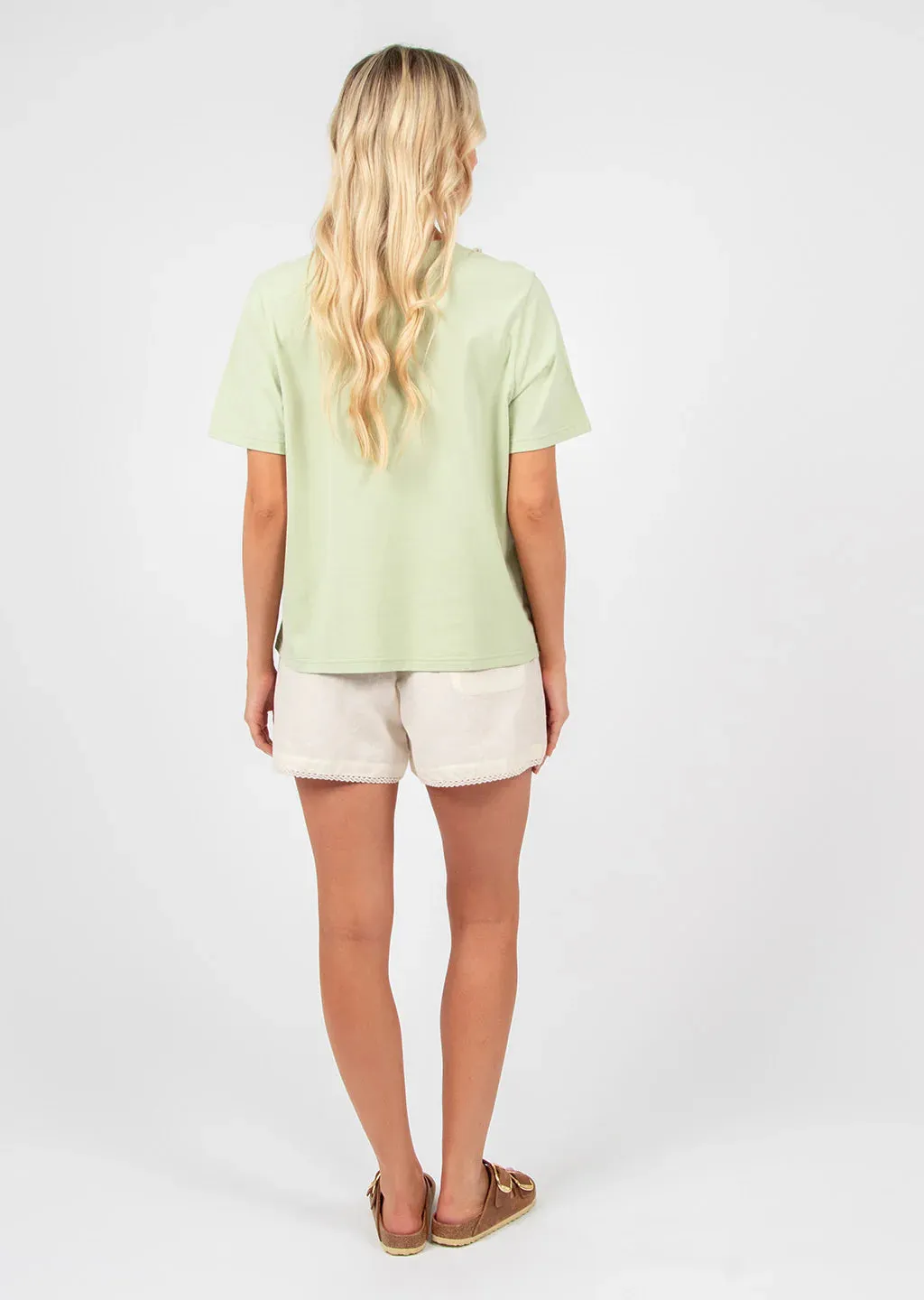 Heatwave Tee - Soft Green