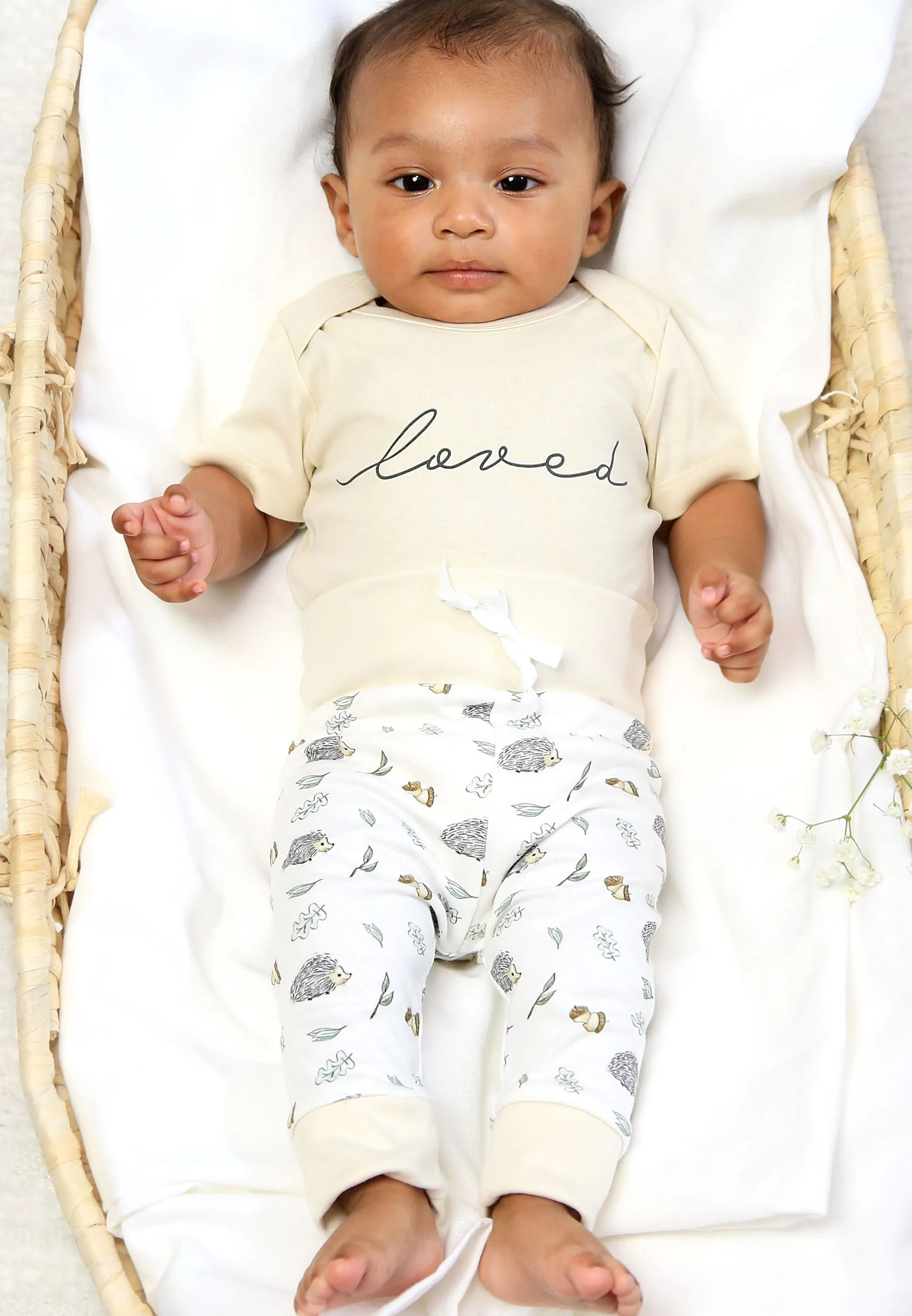 Hedgehog Snuggles | Organic Baby Set | Gender Neutral