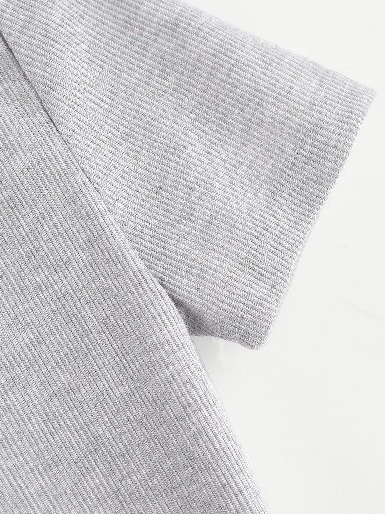High Neck Ribbed Crop Sweater
