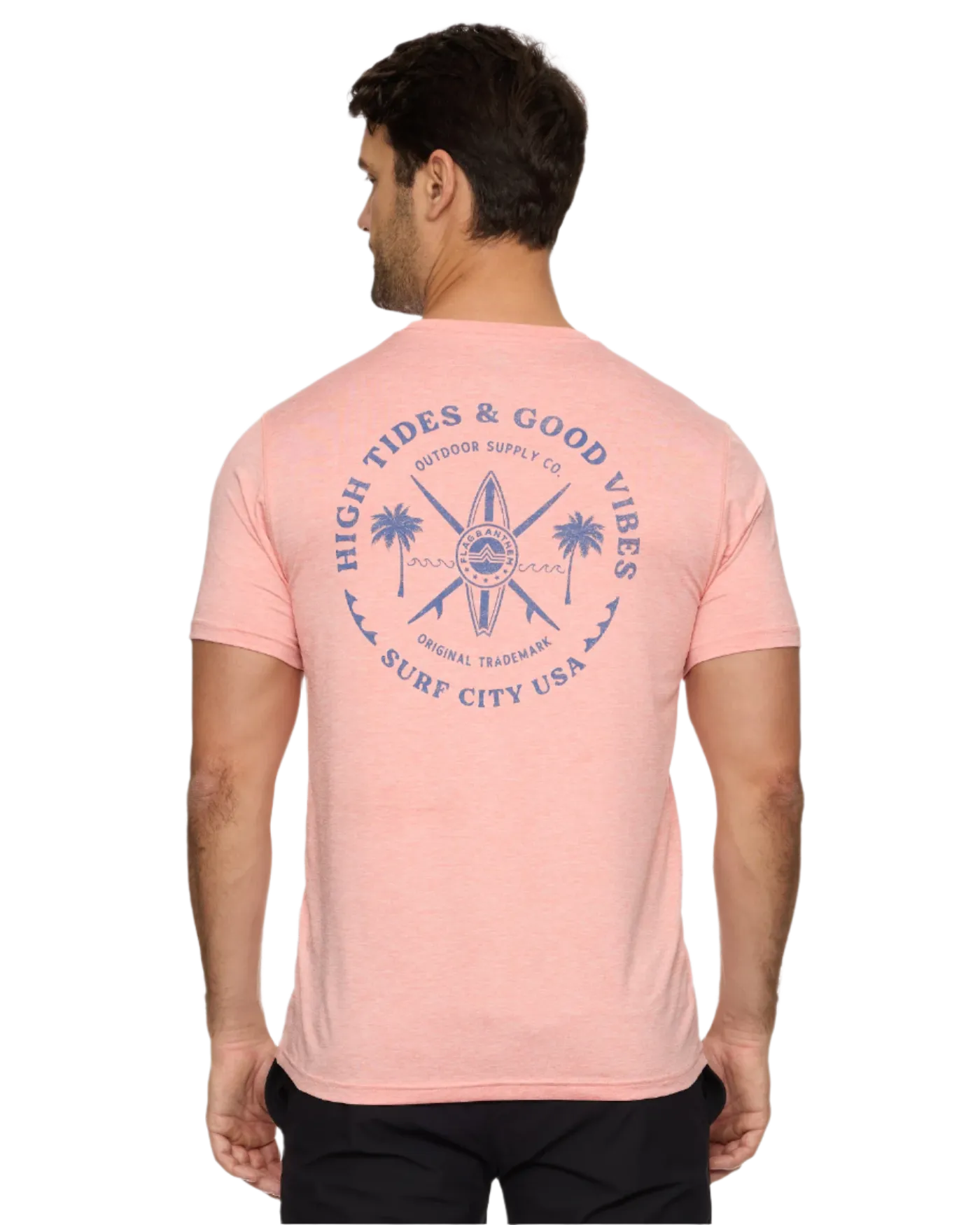 HIGH TIDES GOOD VIBES PERFORMANCE TEE