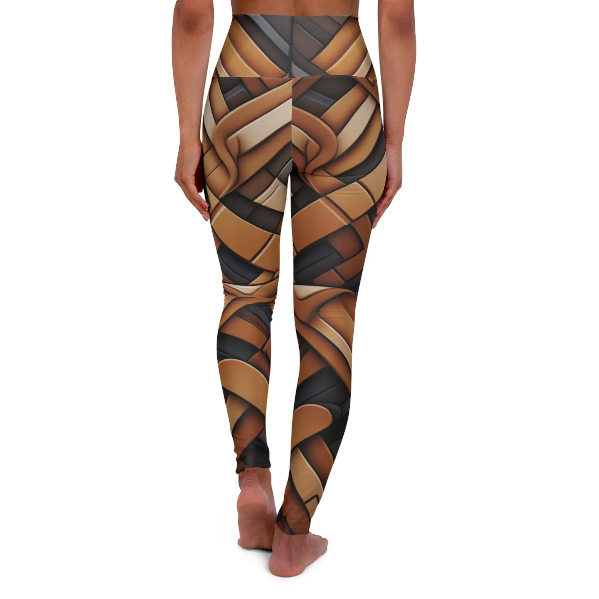 High Waisted Leggings - Galactic-Tundra
