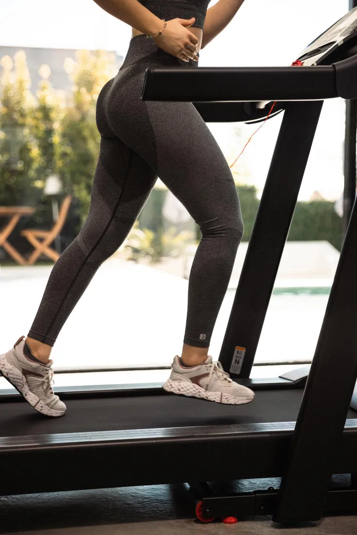 High-Waisted Seamless Fitness Leggings with Phone Pocket