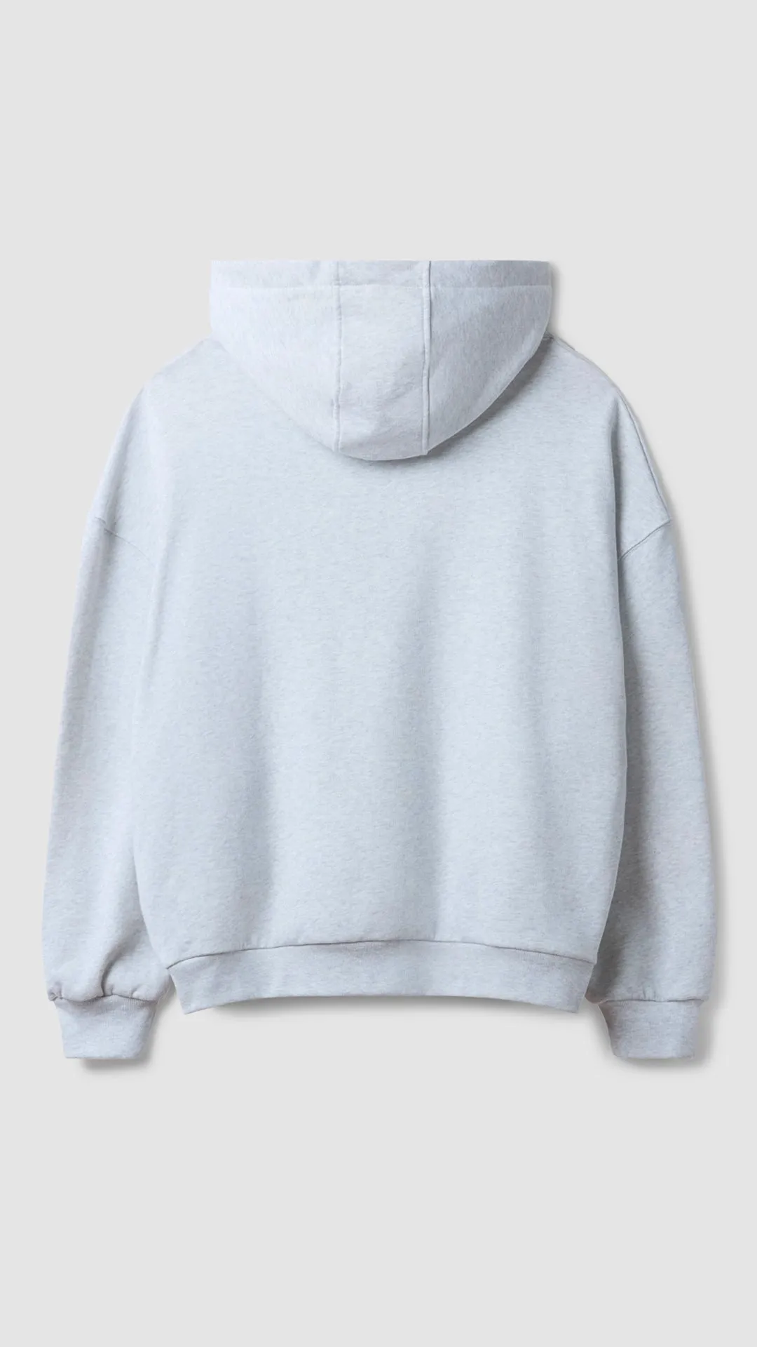 HOODIE CLEAN LIGHT GREY MELANGE