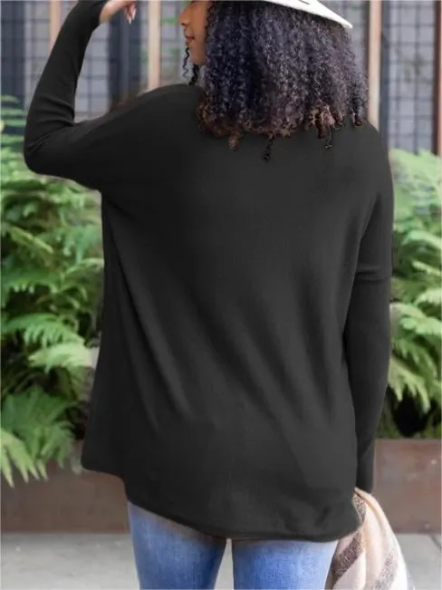 💥HOT SALE 49% OFF💥LONG SLEEVE THUMBHOLE SWEATER POCKET TUNIC