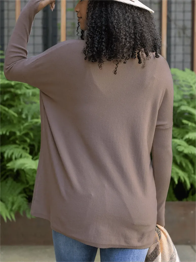 💥HOT SALE 49% OFF💥LONG SLEEVE THUMBHOLE SWEATER POCKET TUNIC