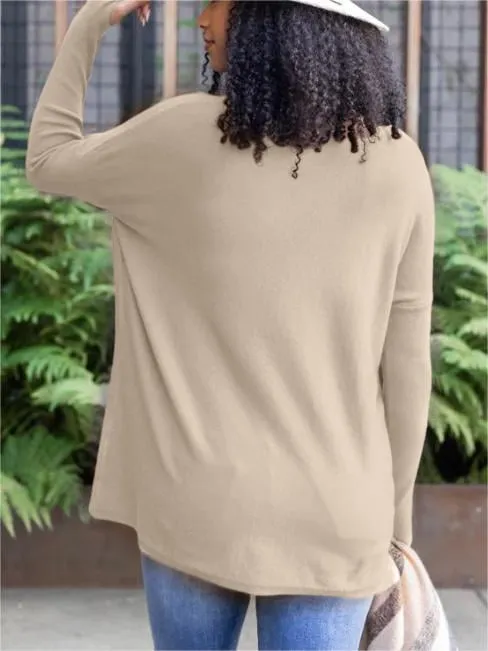 💥HOT SALE 49% OFF💥LONG SLEEVE THUMBHOLE SWEATER POCKET TUNIC