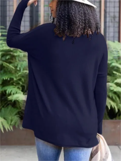 💥HOT SALE 49% OFF💥LONG SLEEVE THUMBHOLE SWEATER POCKET TUNIC