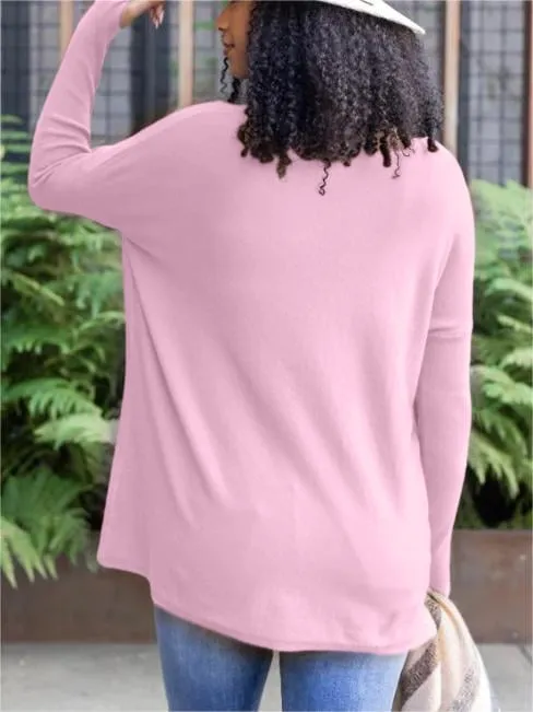 💥HOT SALE 49% OFF💥LONG SLEEVE THUMBHOLE SWEATER POCKET TUNIC