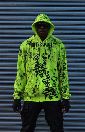 HUBANE OVERSIZED HOODIE IN SAFETY YELLOW