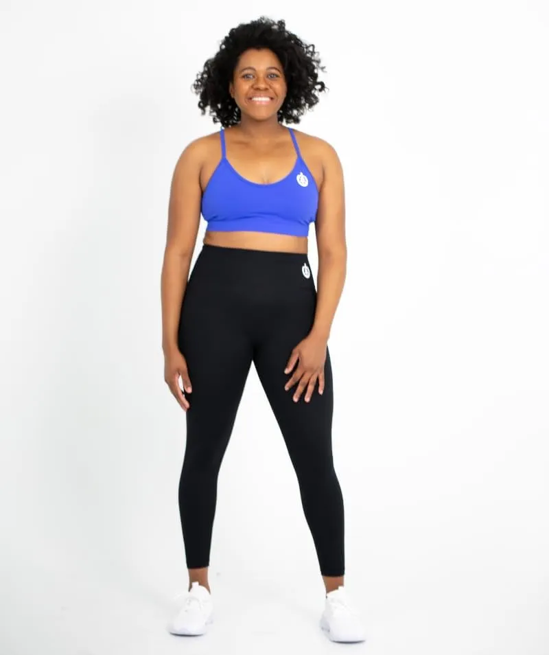 ICONI High Waisted Leggings with Pockets, Full Length Tummy Control Leggings for Women, Squat Proof Yoga Pants (US, Alpha, X-Large, Regular, Regular, Red)