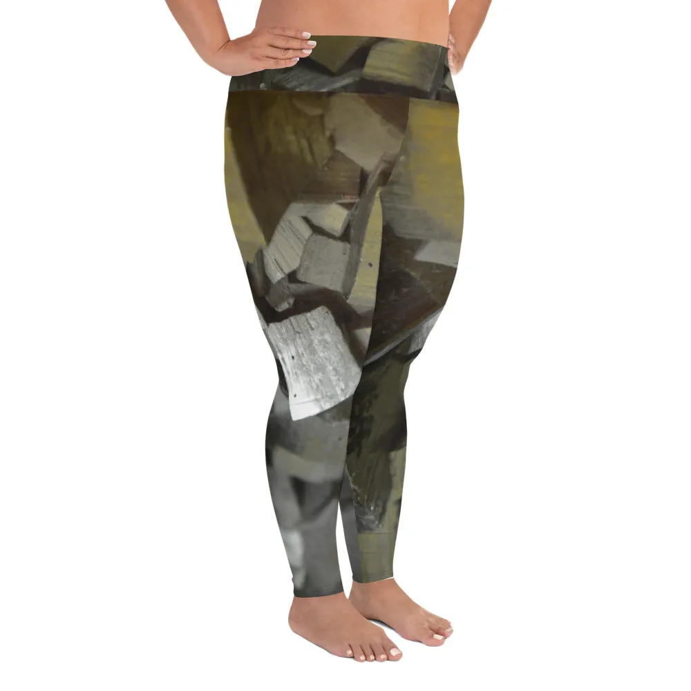 Ingots Gold Plus Size Leggings