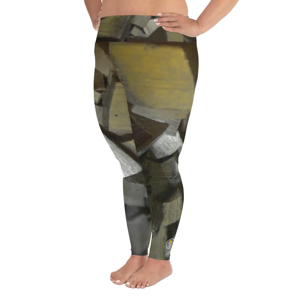 Ingots Gold Plus Size Leggings