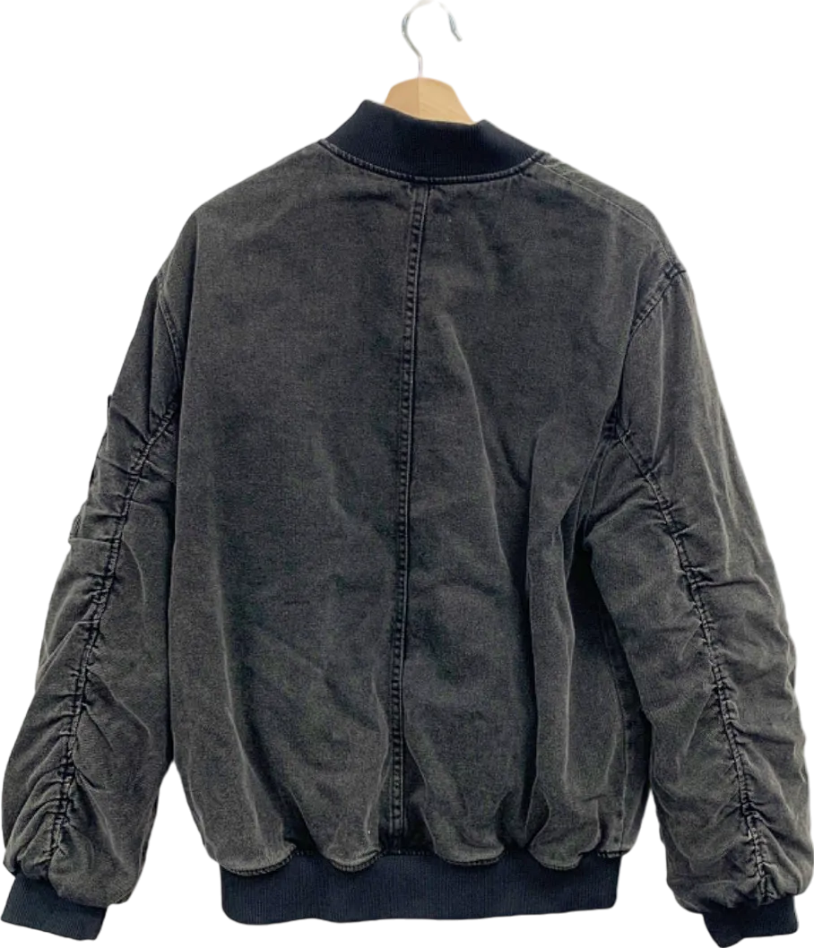 IRO Dark Grey ILARO Bomber Jacket UK 8