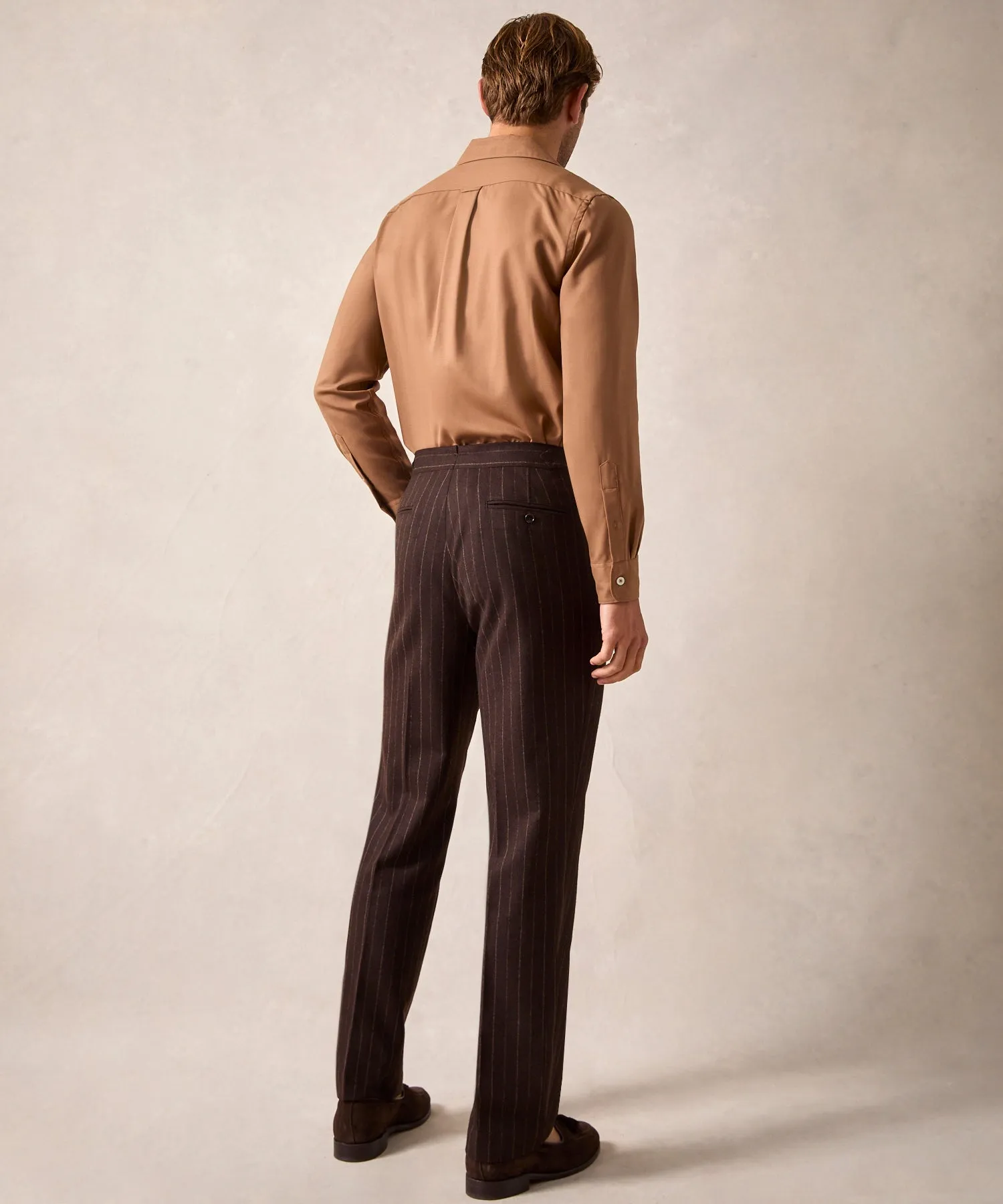 Italian Flannel Side Tab Trouser