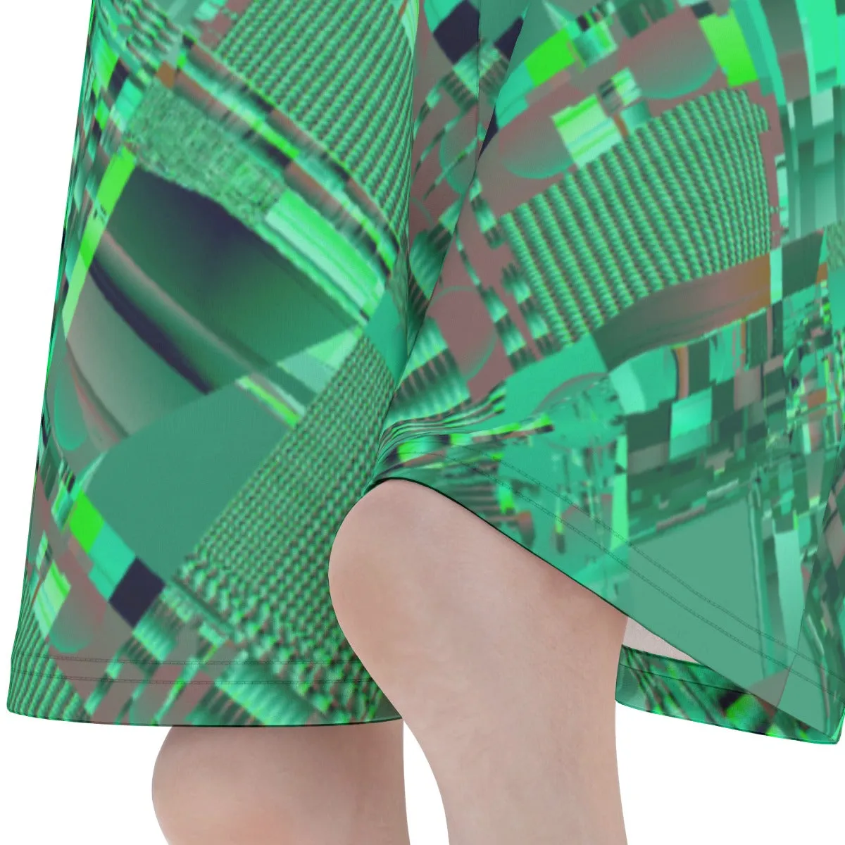 Jade Circuit Green Flare Legging