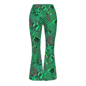 Jade Circuit Green Flare Legging