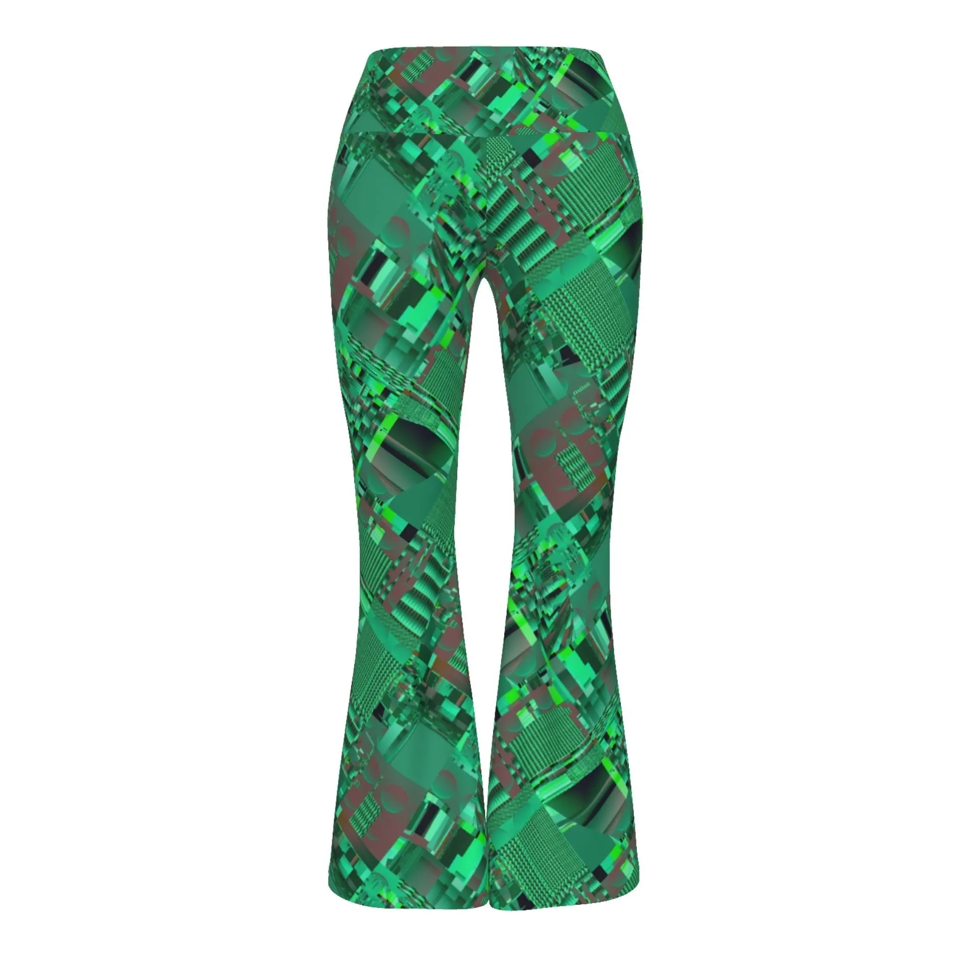 Jade Circuit Green Flare Legging