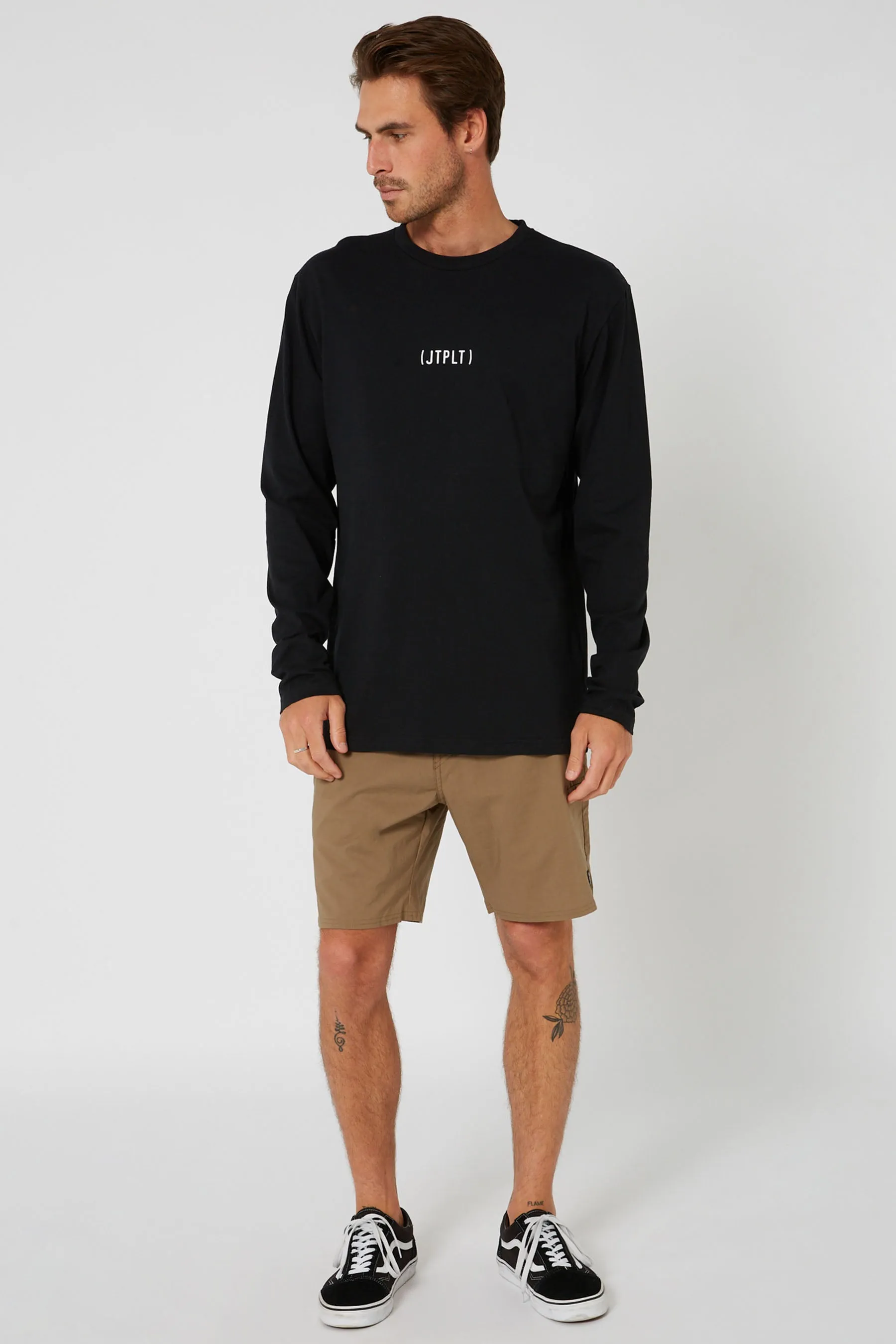 Jetpilot Mens Circle L/S Tee - Black