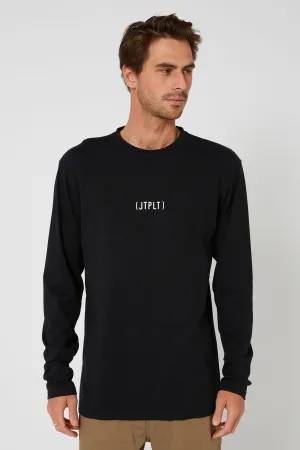 Jetpilot Mens Circle L/S Tee - Black